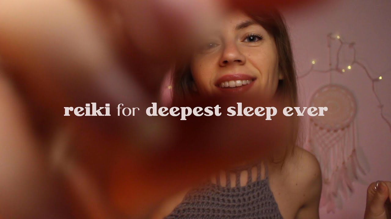 ASMR REIKI deepest sleep ever | plucking, cutting cords, combing your aura | hand movements