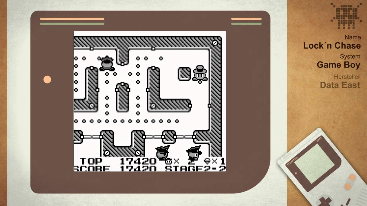 LOCK&acute;N CHASE Game Boy / PIXELKITSCH