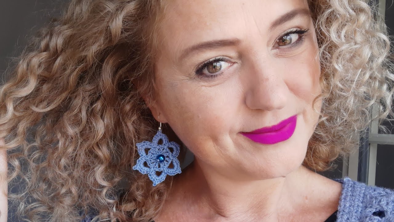 Crochet- Tutorial- Orecchini Stella e tecnica per indurire il cotone