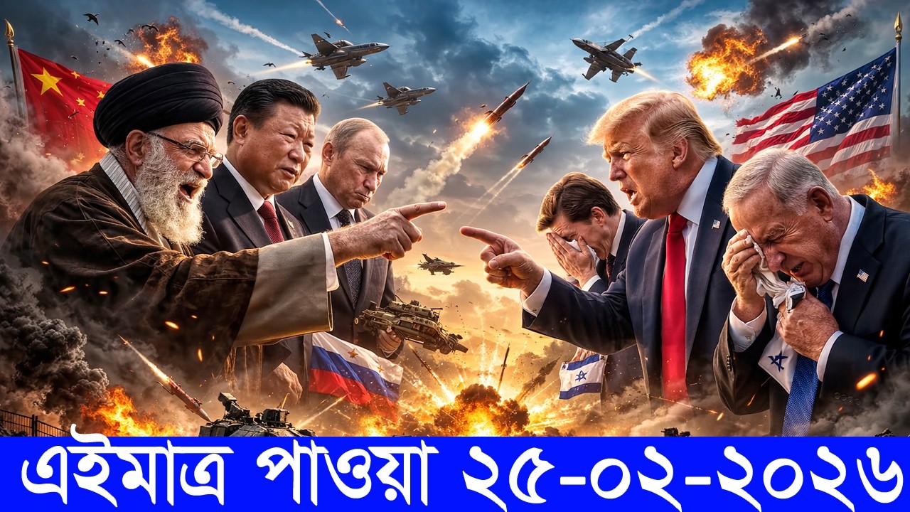 আন্তর্জাতিক বাংলা খবর BBC World News 25 Feb 2026|| World News Bangla || International News Today