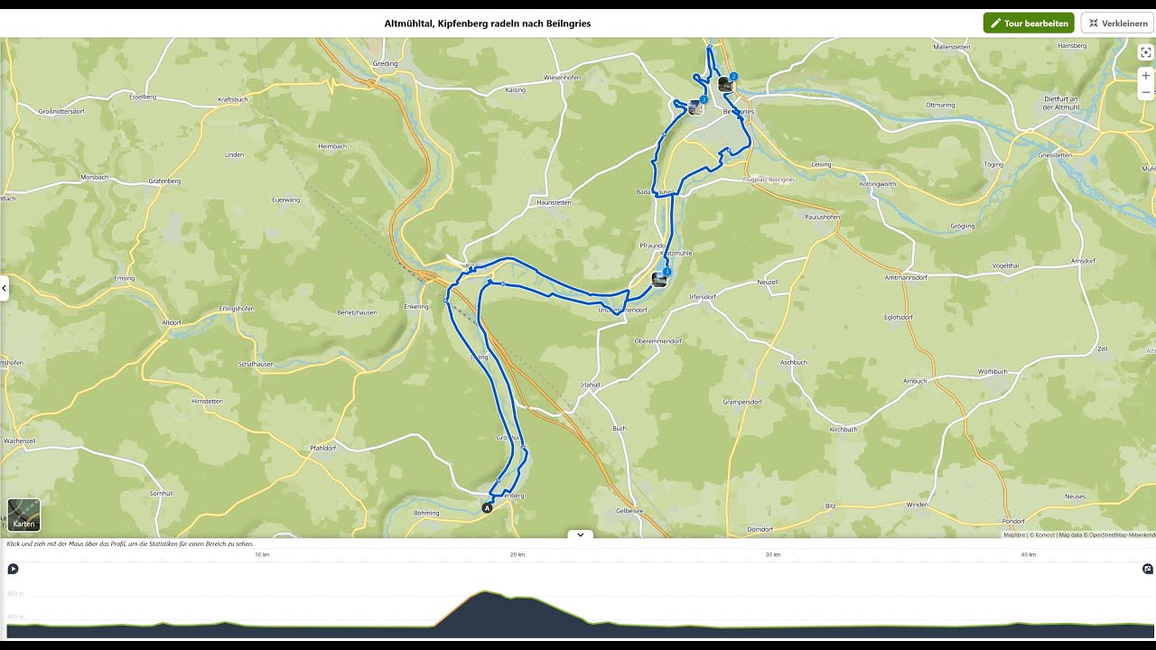 Altmühltal, Radltour von Kipfenberg nach Beilngries und zurück 14.08.2022