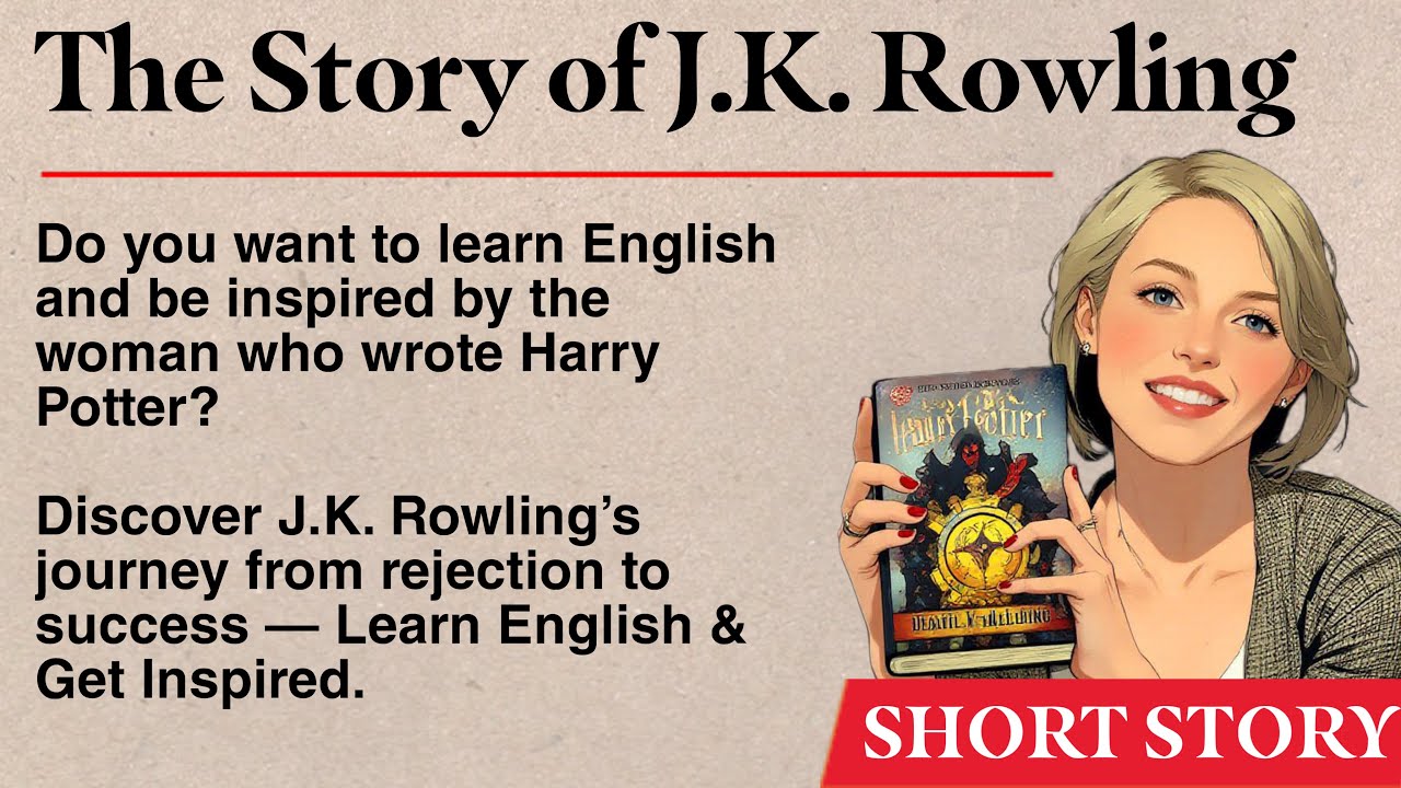 Learn English Through Story | J.K. Rowling Success Story (Motivational English Listening Practice)