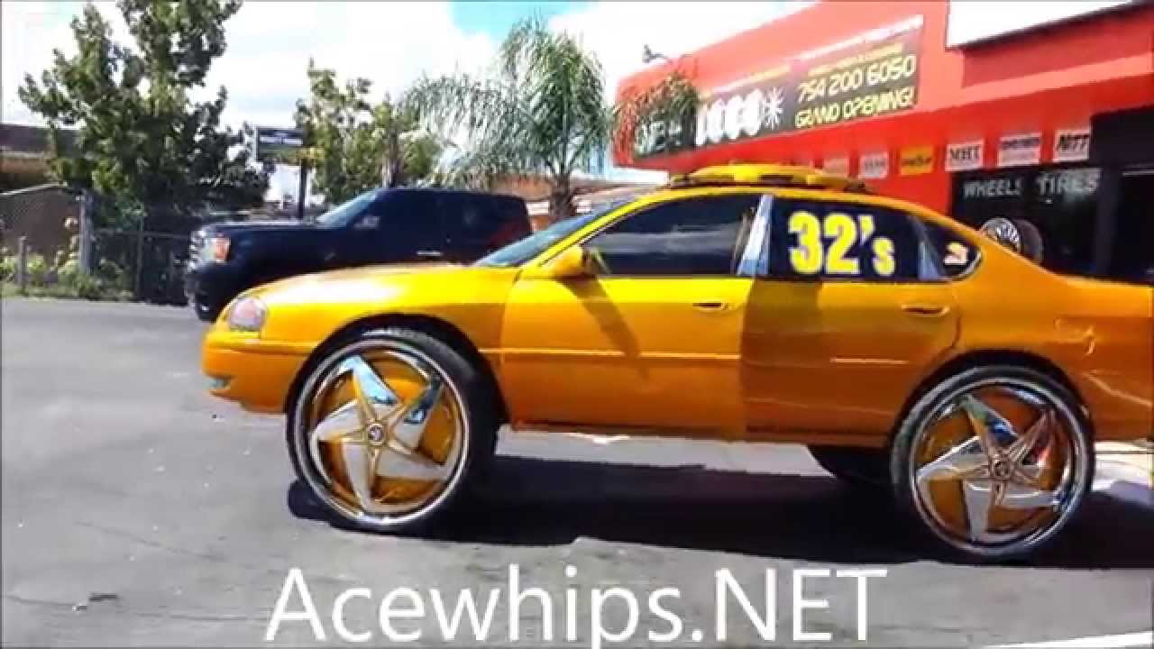 Acewhips.NET- VON's Candy Gold Chevy Impala on 32