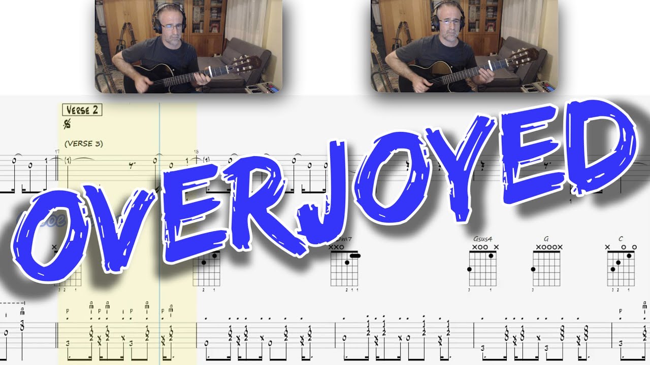 Overjoyed (Stevie Wonder) arranged and adapted for 2 guitars by Joe Moreg