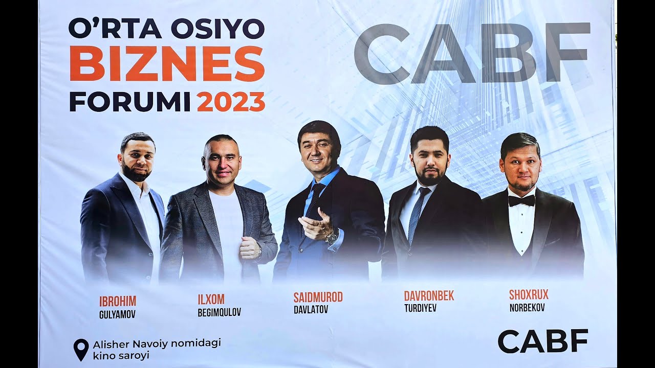 #Саидмурод Раджабович Давлатов Ташкент 08.10.2023 O'RTA OSIYOBIZNESFORUMI 2023 CABF