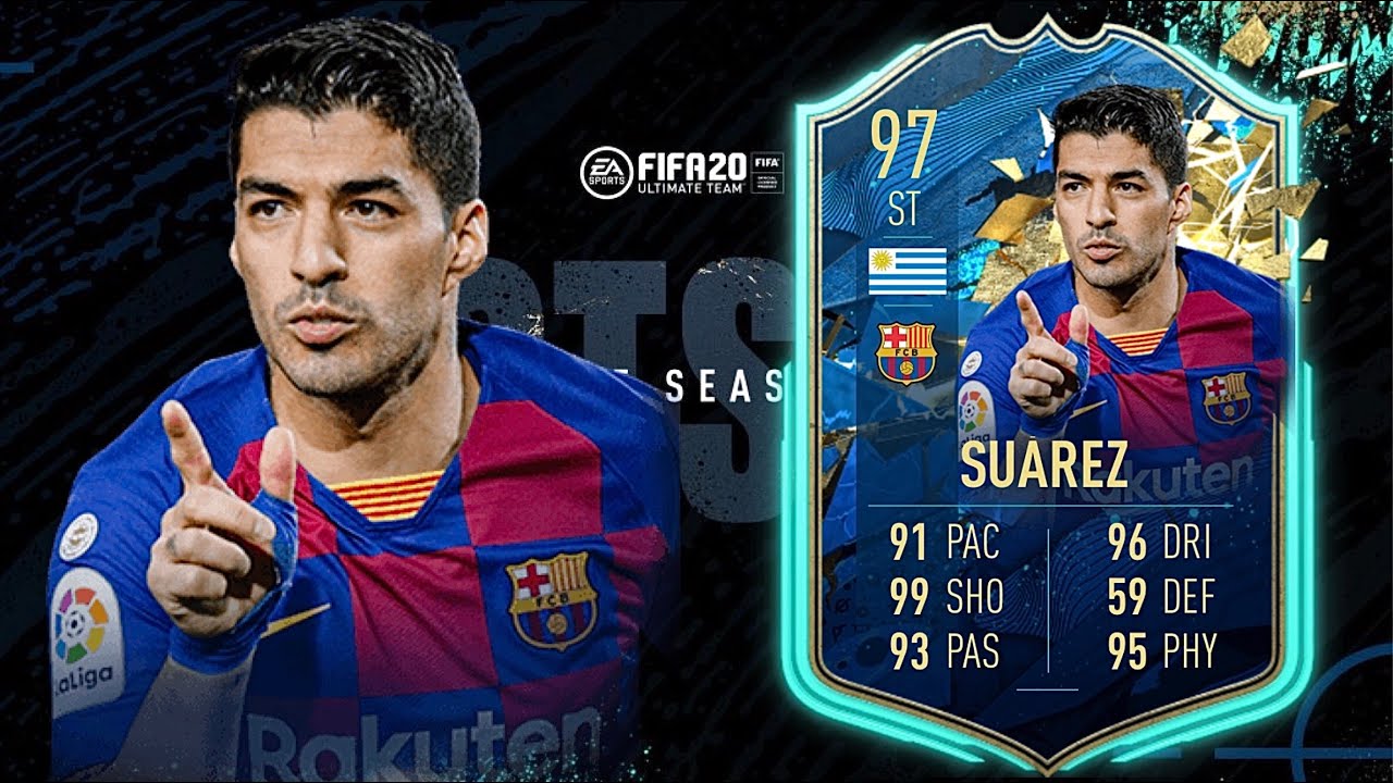 FIFA 20: LUIS SUAREZ 97 TOTSSF PLAYER REVIEW I FIFA 20 ULTIMATE TEAM