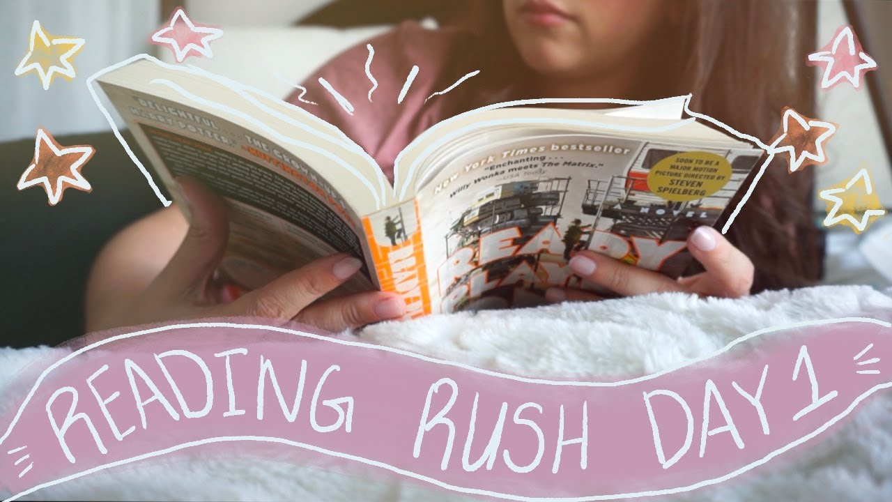 Reading Rush Day 1! | Ready Player One, Video Games, and Reading Sprints!