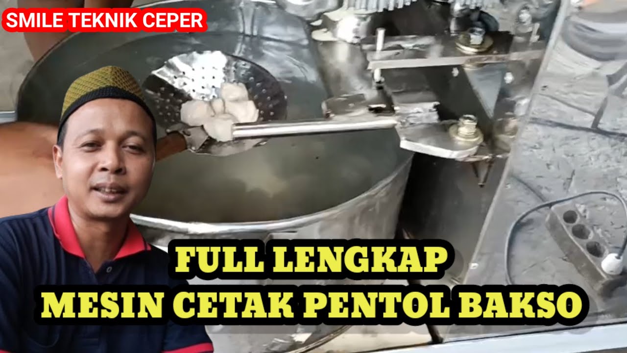 FULL LENGKAP MESIN CETAK PENTOL BAKSO