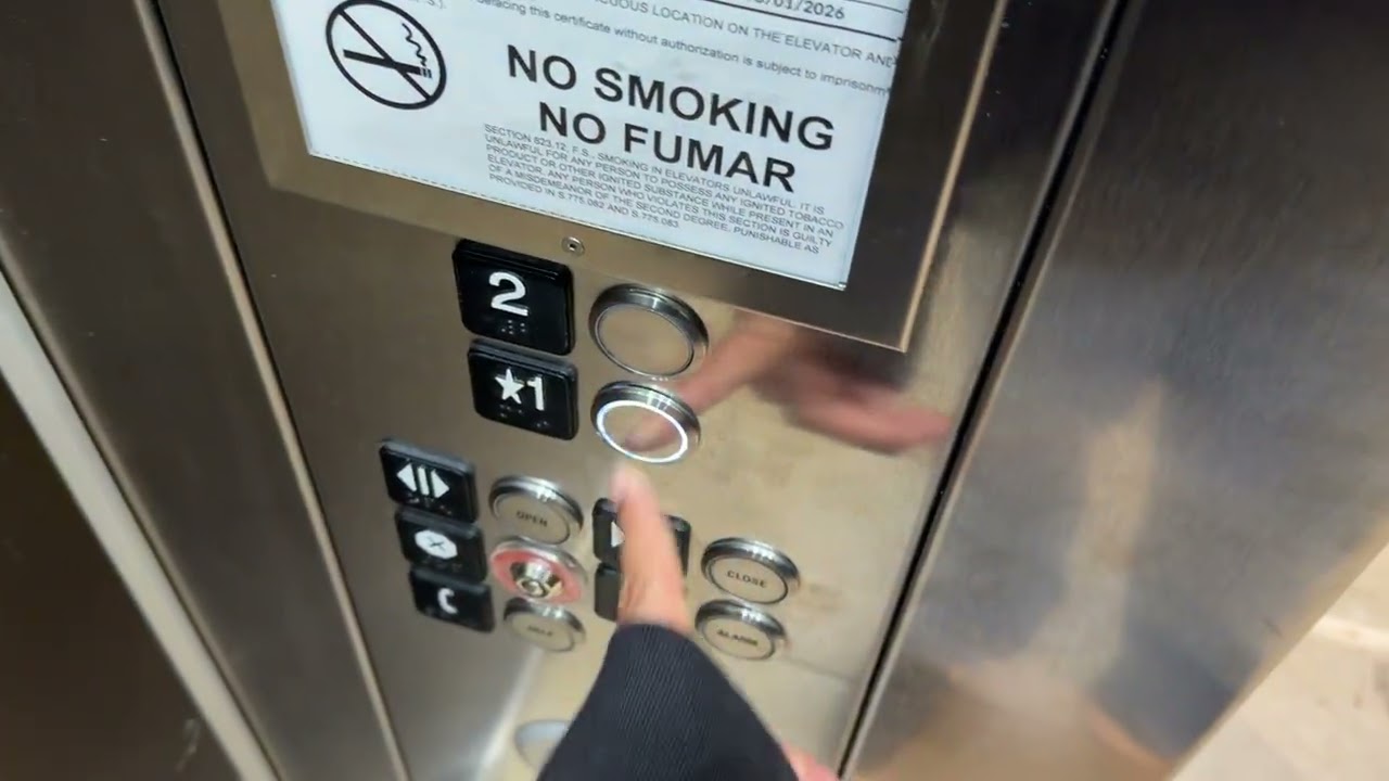 Big elevator in Arhaus in St John’s Town Center in Jacksonville, Florida