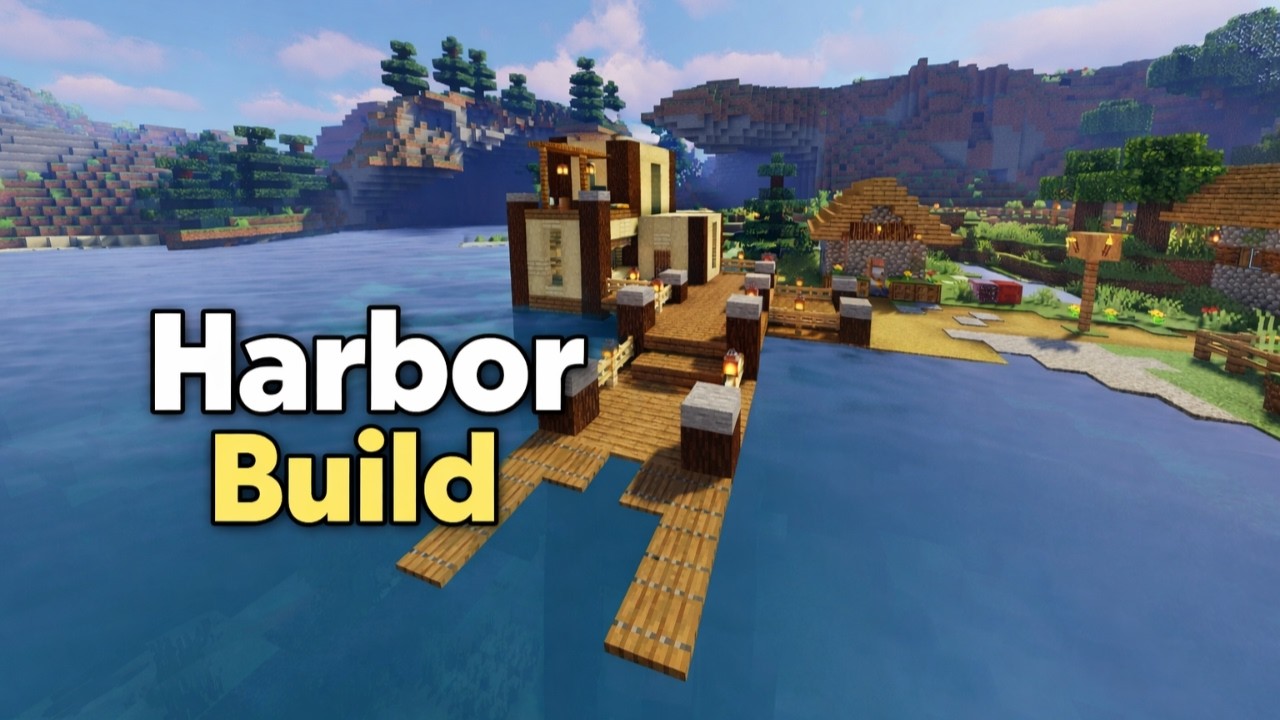 My Lake Needed an Upgrade... So I Built a Fishing Harbor (Day20)
