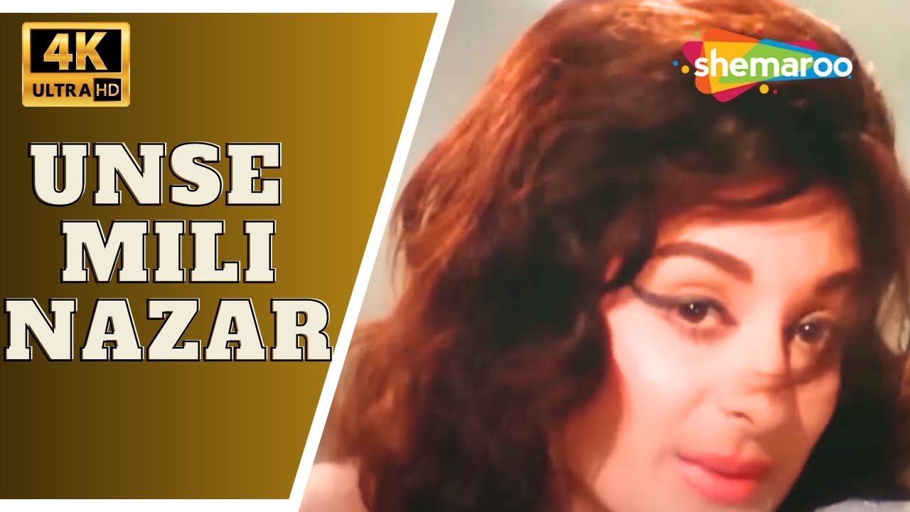Unse Mili Nazar | Jhuk Gaya Aasman (1968) | Saira Banu, Rajendra Kumar | Lata Mangeshkar Songs