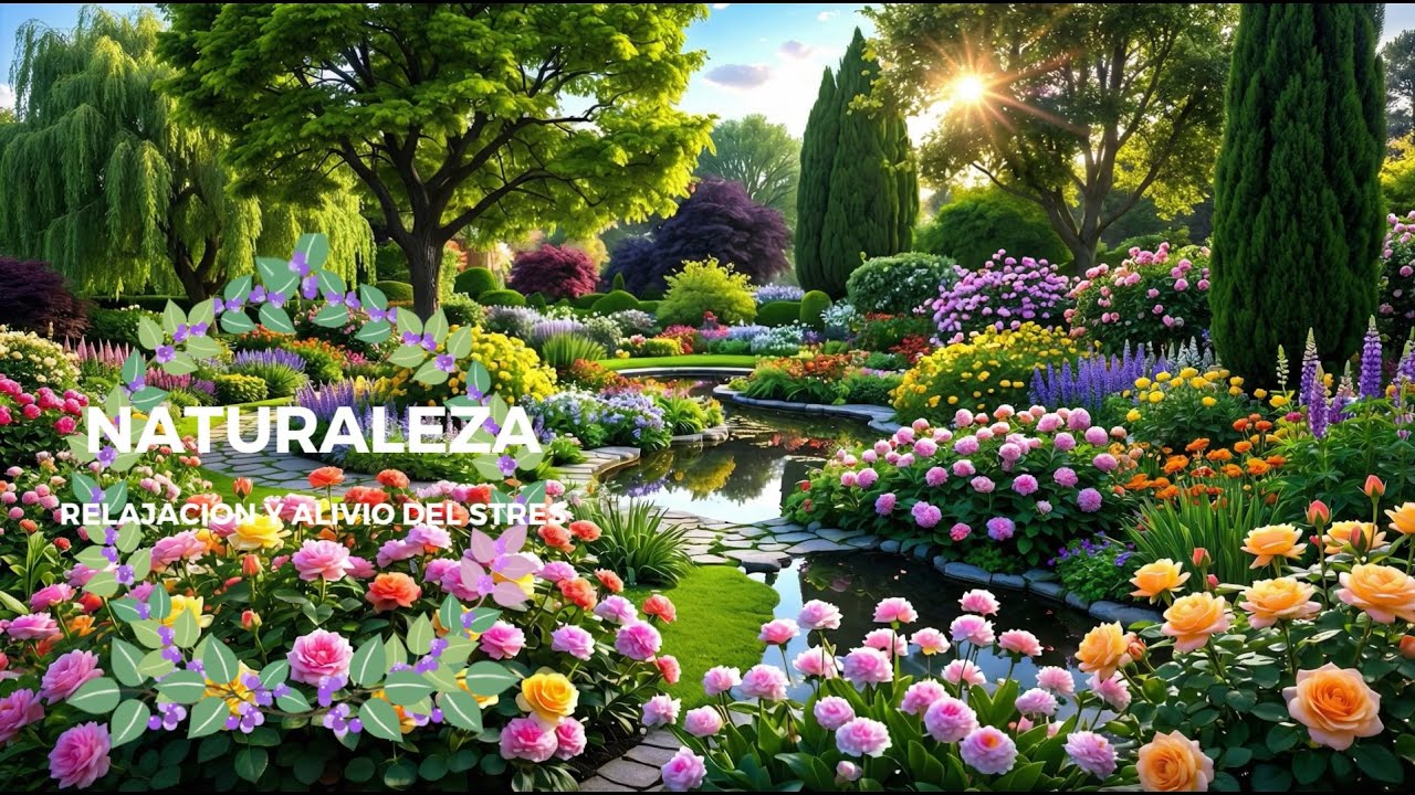 Naturaleza Relajante ,  Agua Cristalina y Piano Suave | Música para Paz Interior