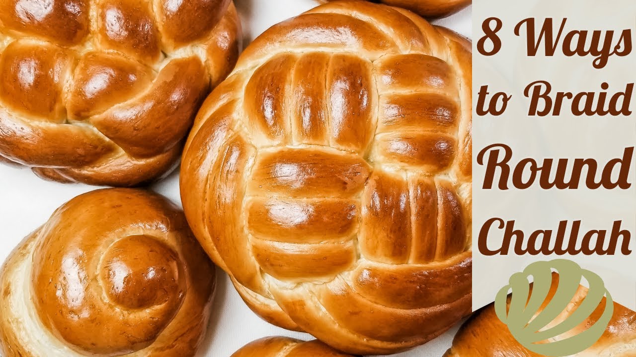 How to Braid Round Challah | 8 Ways to Make Challah for Rosh Hashana