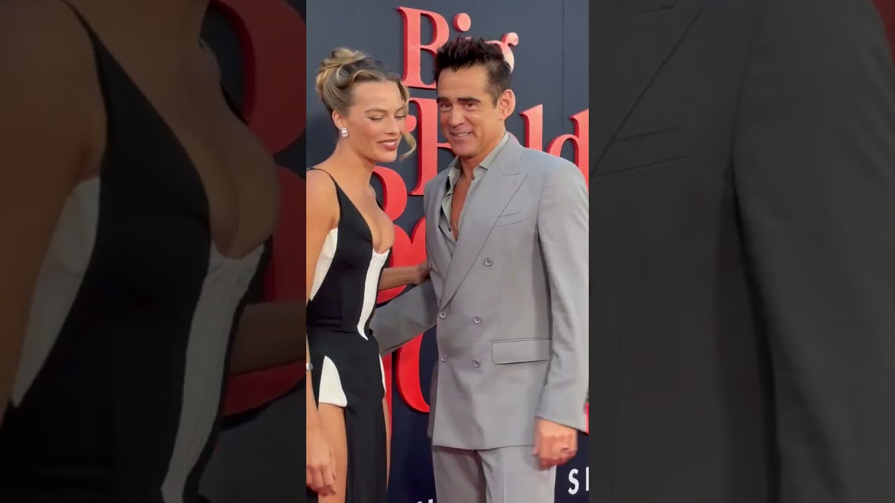 Colin Farrell and Margot Robbie reunite at the New York City Premiere of #ABigBoldBeautifulJourney ✨