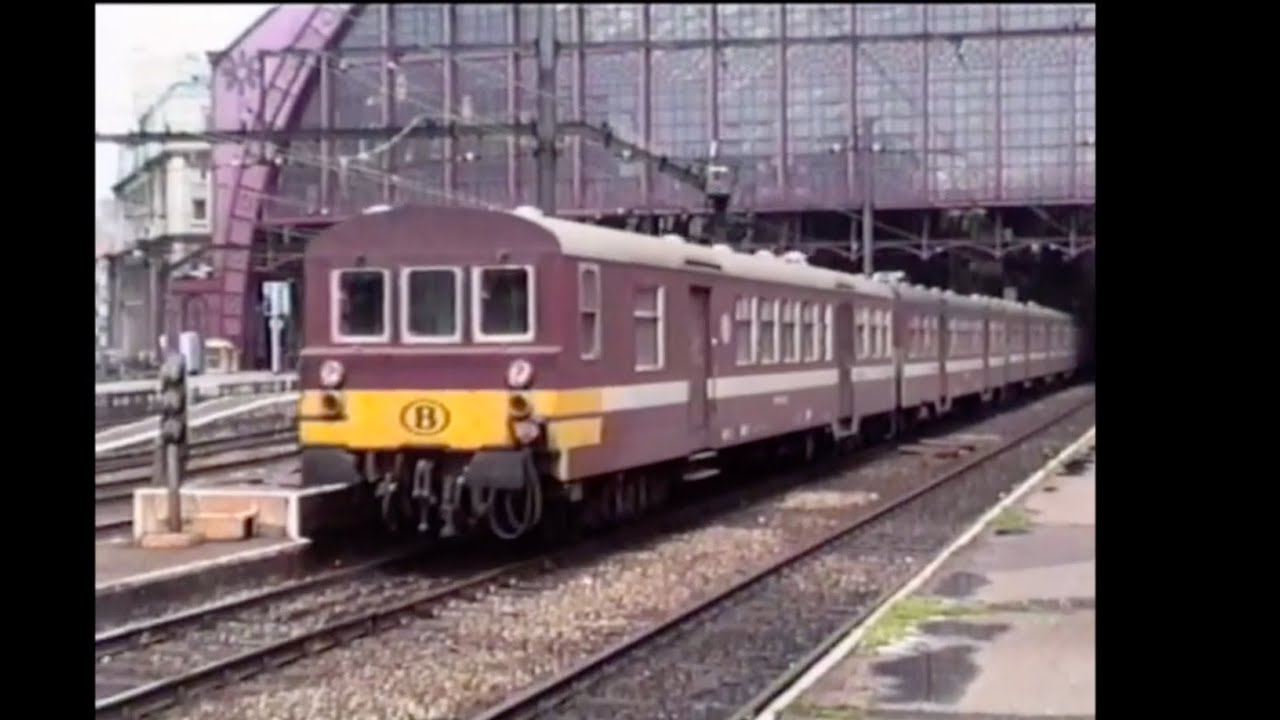 Belgian Railways 1991 - Trains at Antwerp Central Station