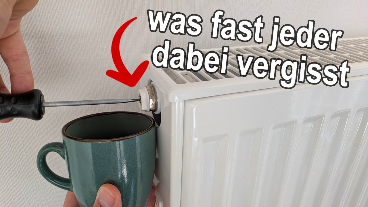 Heizung entl&uuml;ften: DAS vergessen die meisten dabei!