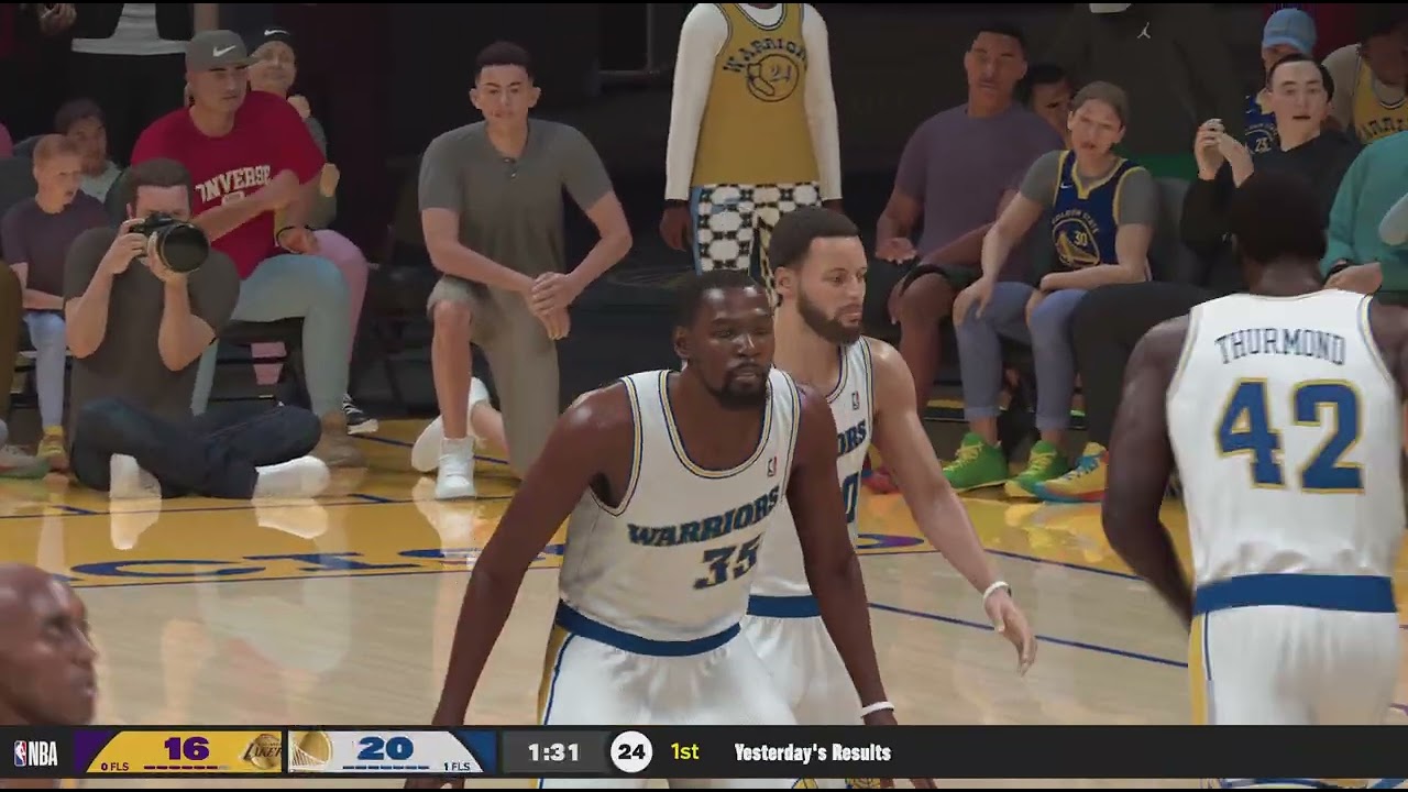 NBA 2K26 All-Time Lakers vs All-Time Warriors