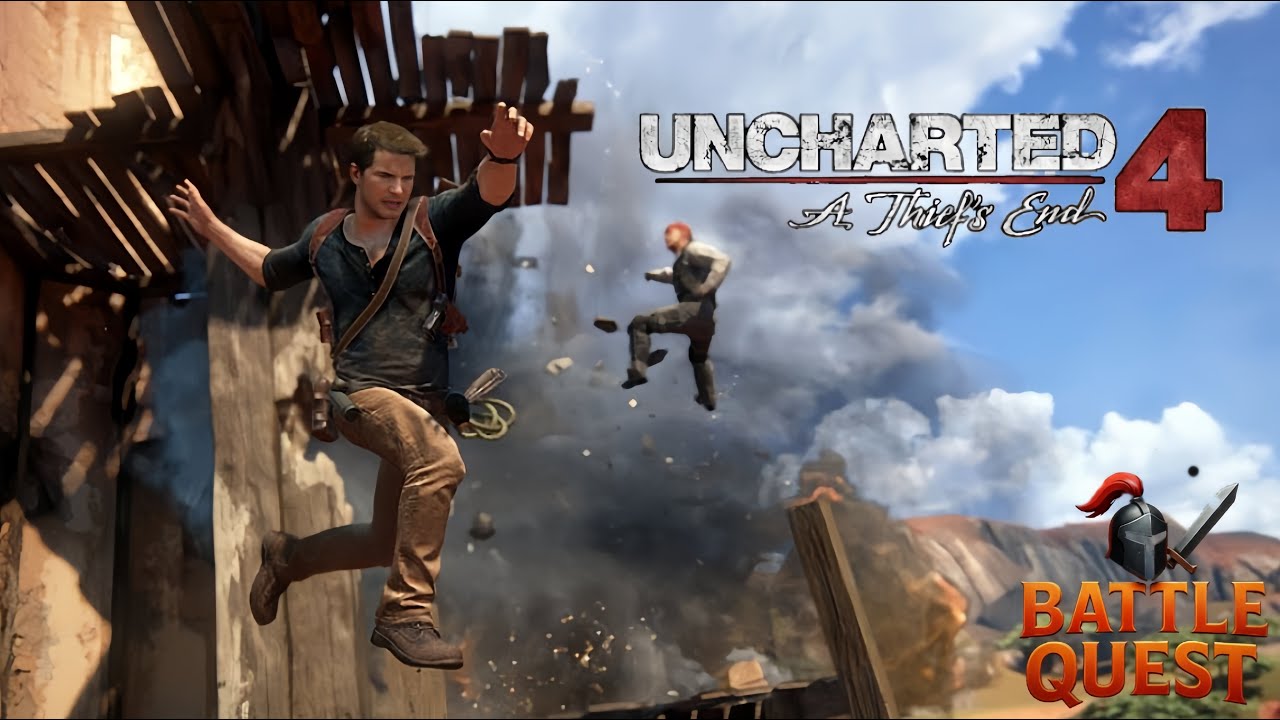 Uncharted 4: A Thief&rsquo;s End 🔥 Intense Gunfight & Stealth Gameplay by Battle Quest |🔥