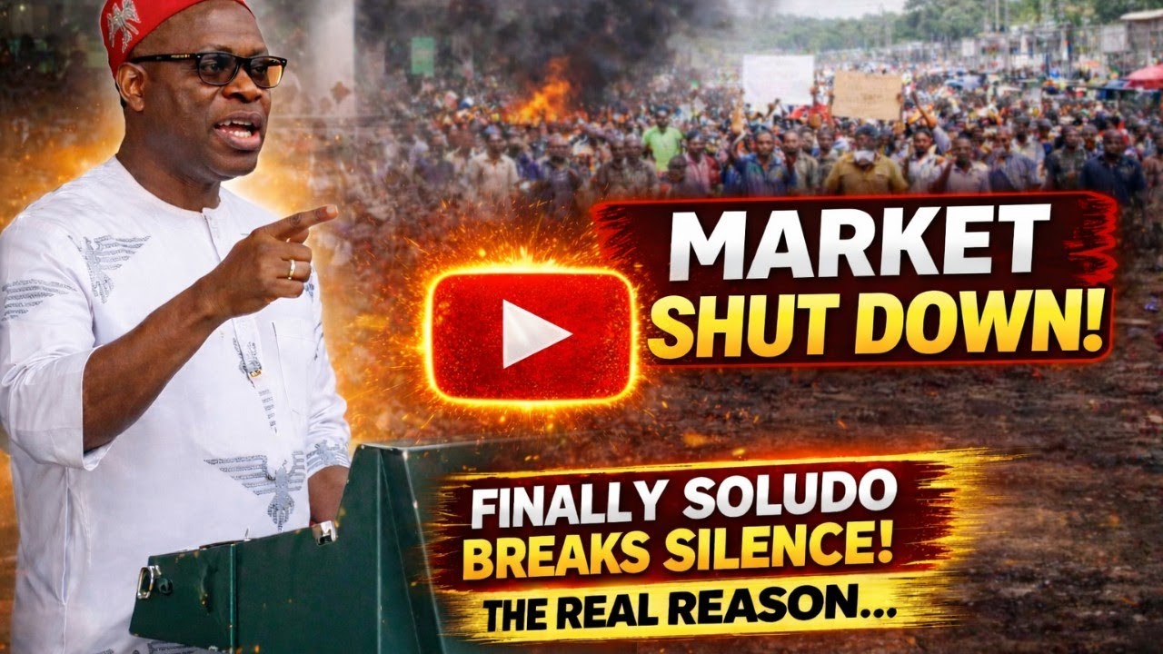 BREAKING ‼️SOLUDO FINALLY SPEAKS;  THE TRUTH BEHIND ONITSHA MARKET SHUTDOWN WILL SHOCK YOU‼️