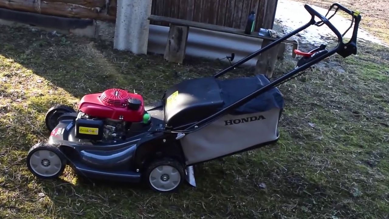Газонокосилка HONDA HRX 537 C4 HYEA распаковка и мини тест-драйв