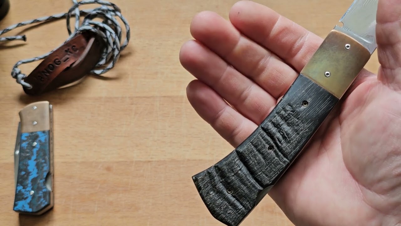 Damast Klappmesser von Hermann Schmitt. (Neues aus Schaafheim Teil 2.)