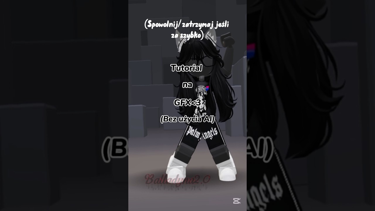 Tutorial na GFX (bez użycia AI) 😽 || #roblox #wybijsie #tutorial #gfx #fypシ