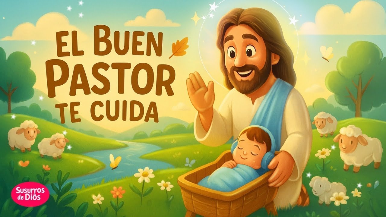 El Buen Pastor Te Cuida: Canciones de Cuna Inspiradas en Juan 10:11 #susurrosdedios