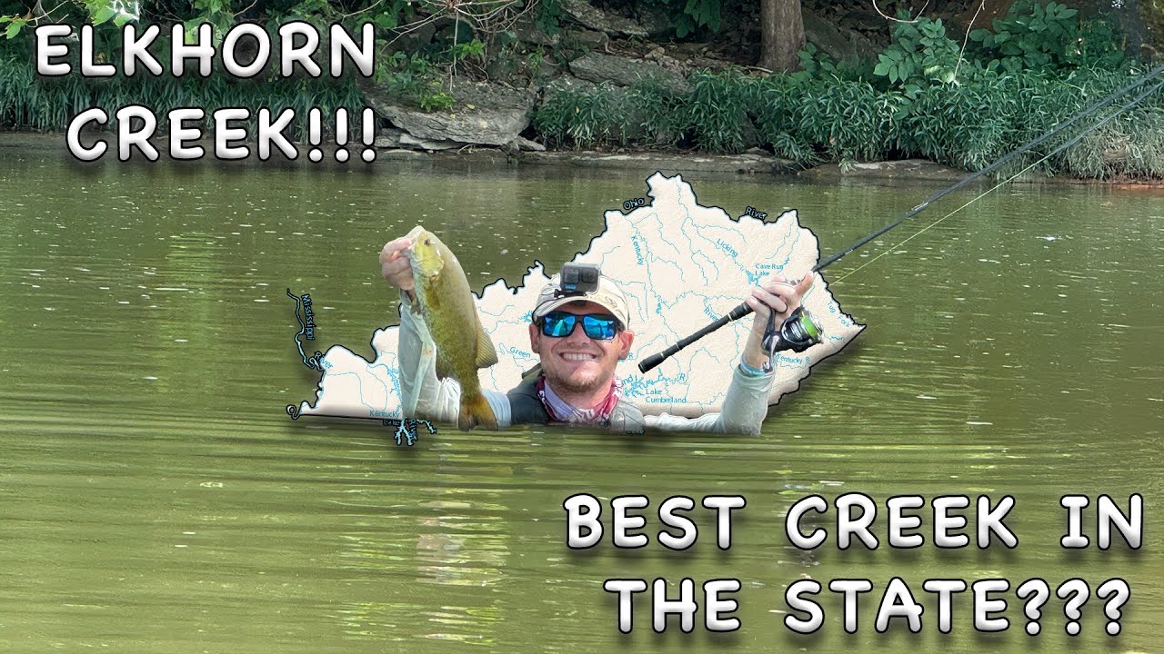 FISHING THE BEST CREEK IN KENTUCKy!!! (Elkhorn Creek!)
