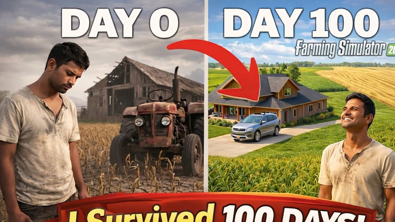 Day 0 to day 10 survival challenge. Part 2. #millionviews #farming #farmingsimulator22 