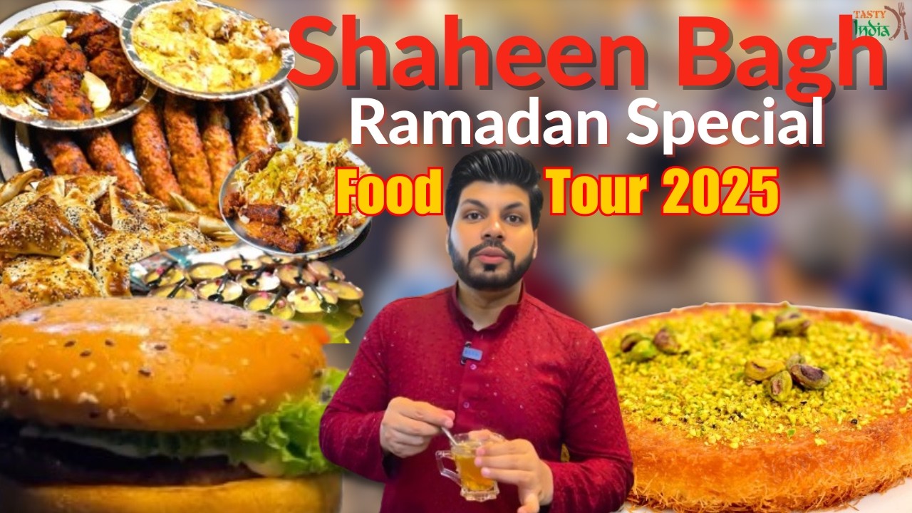 Sehri Food Walk in Shaheen Bagh  ₹500 Mein Full Feast  Best Ramadan Food in Delhi! Tasty India