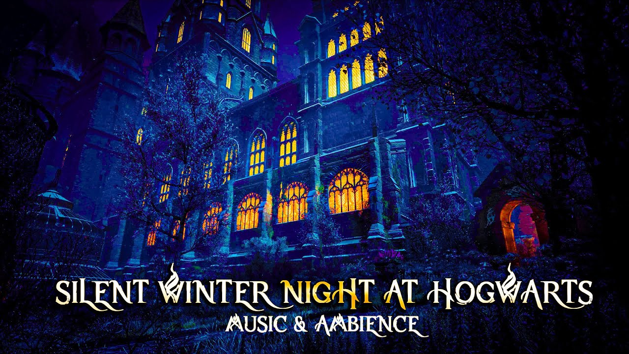 Cozy Winter Night in the Wizarding World | Harry Potter Study Ambience