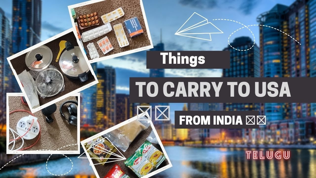 What's in my Suitcase (తెలుగు) | Things I brought to USA from India | Packing list | Masters In USA