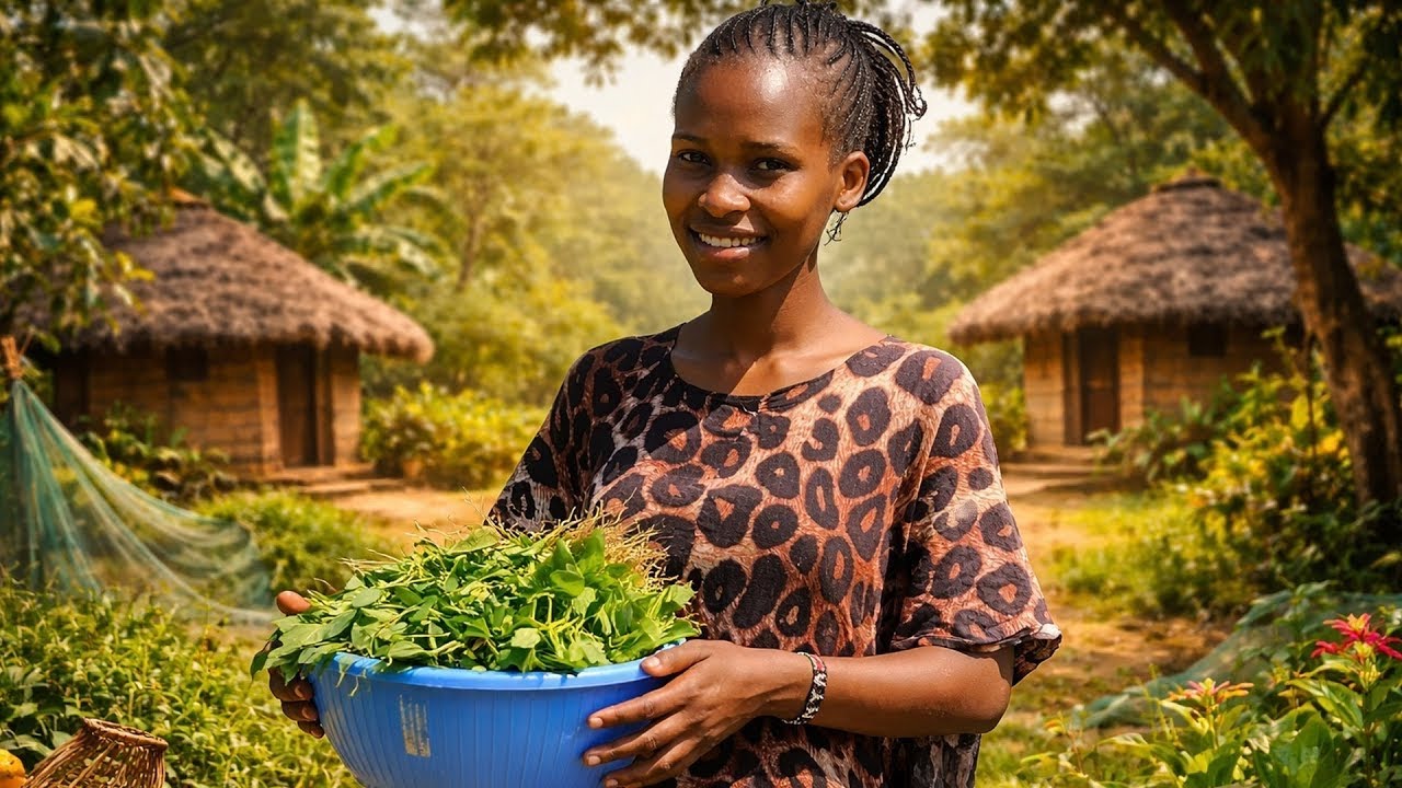 Living Offgrid in an African Village - Cooking Dinner in an African Village, ASMR