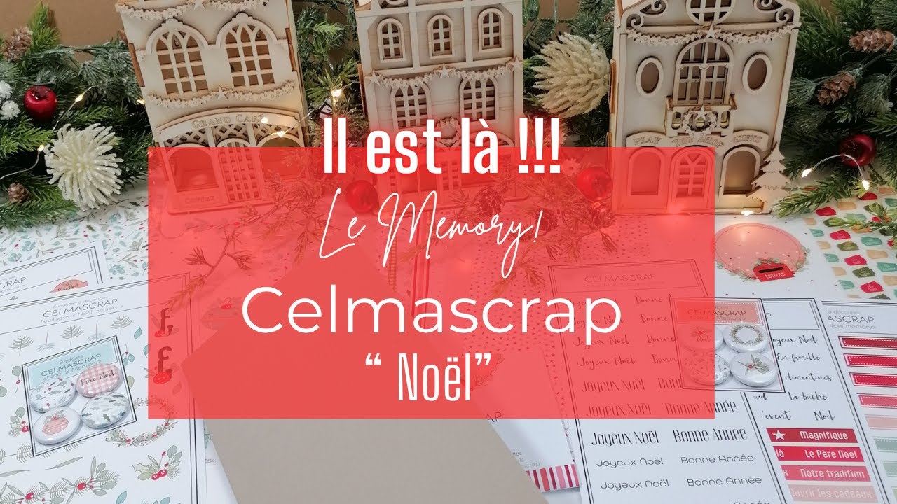 SCRAPBOOKING LE MEMORY  NOEL  DE CELMASCRAP