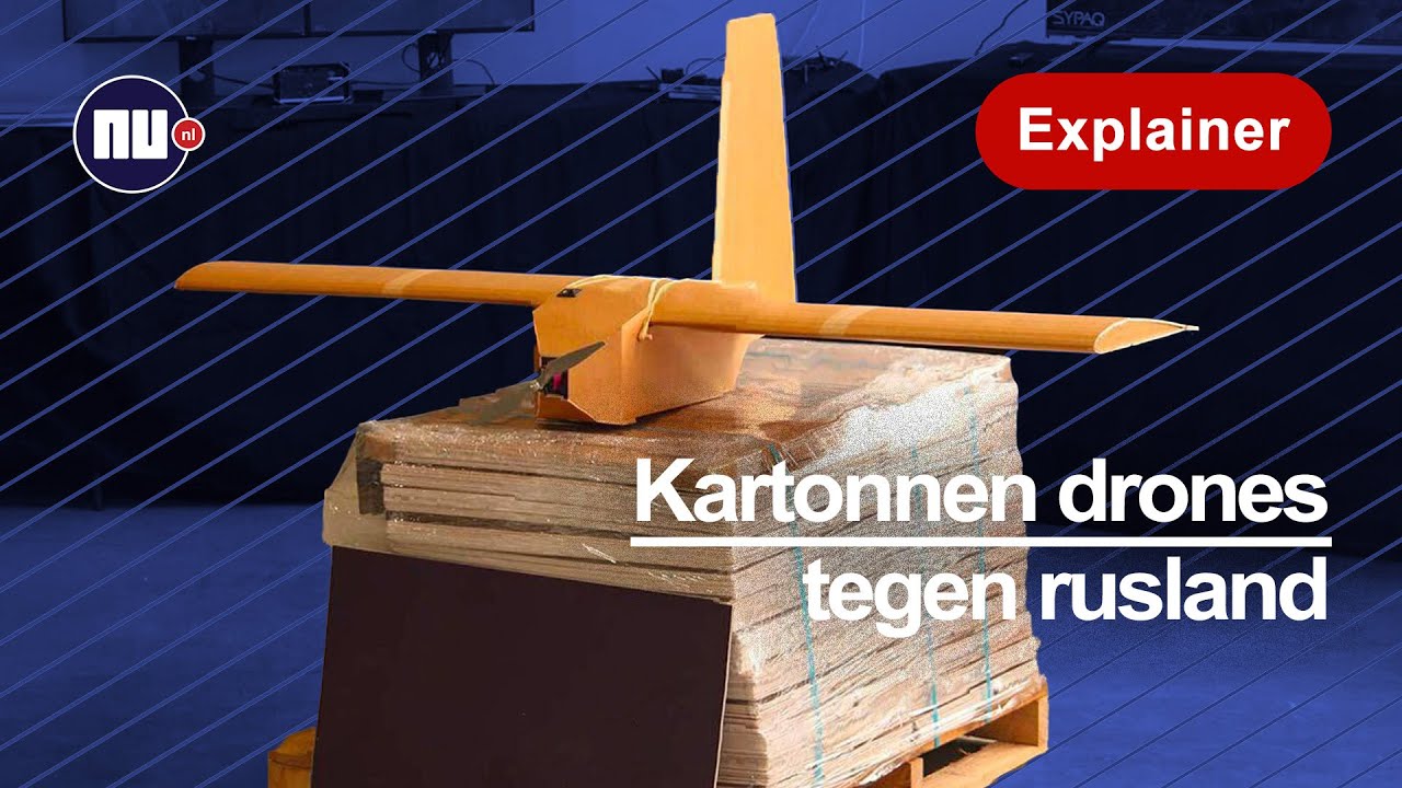 Als een IKEA-pakket: deze kartonnen drones zet Oekraïne nu in | NU.nl | Explainer