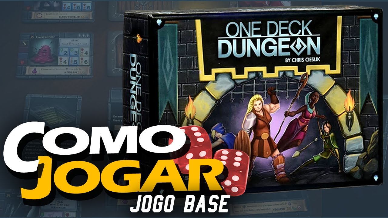 ONE DECK DUNGEON: Como jogar usando a Versão Print and Play