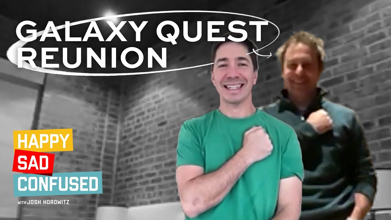 Сэм Рокуэлл и Джастин Лонг воссоединились в честь 25-летия GALAXY QUEST. Я счастлив, грустен, сму...