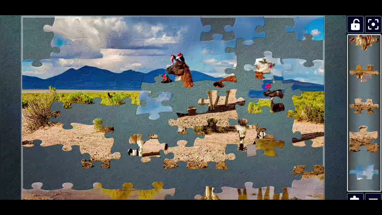 A Herd of Llama 🦙 | Relaxing Jigsaw Puzzle Assembly with Satisfying Click Sound | Full Puzzle