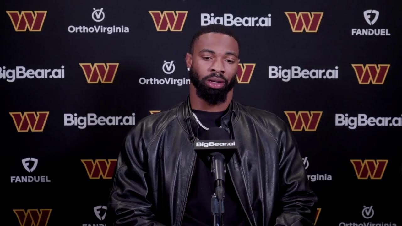OLB K'Lavon Chaisson Speaks to the Media After Signing | Washington Commanders