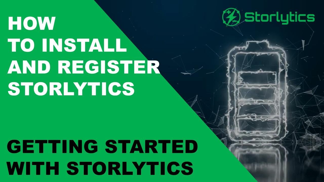 How to download, install and register Storlytics software? | Storlytics | Energy Storage Made Simple