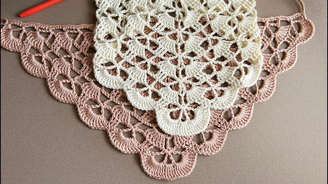 Bandana de crochê - Linda e fácil!