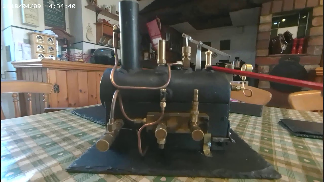 live steam test boiler build part1