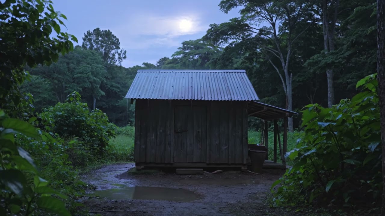 Tin Roof Rain Sounds for Deep Sleep & Relaxation