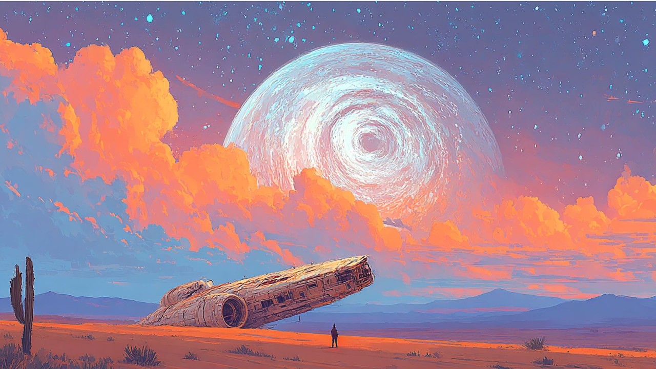 Buried Starship in the Cosmic Desert | Ambient Psychedelic Rock Instrumental