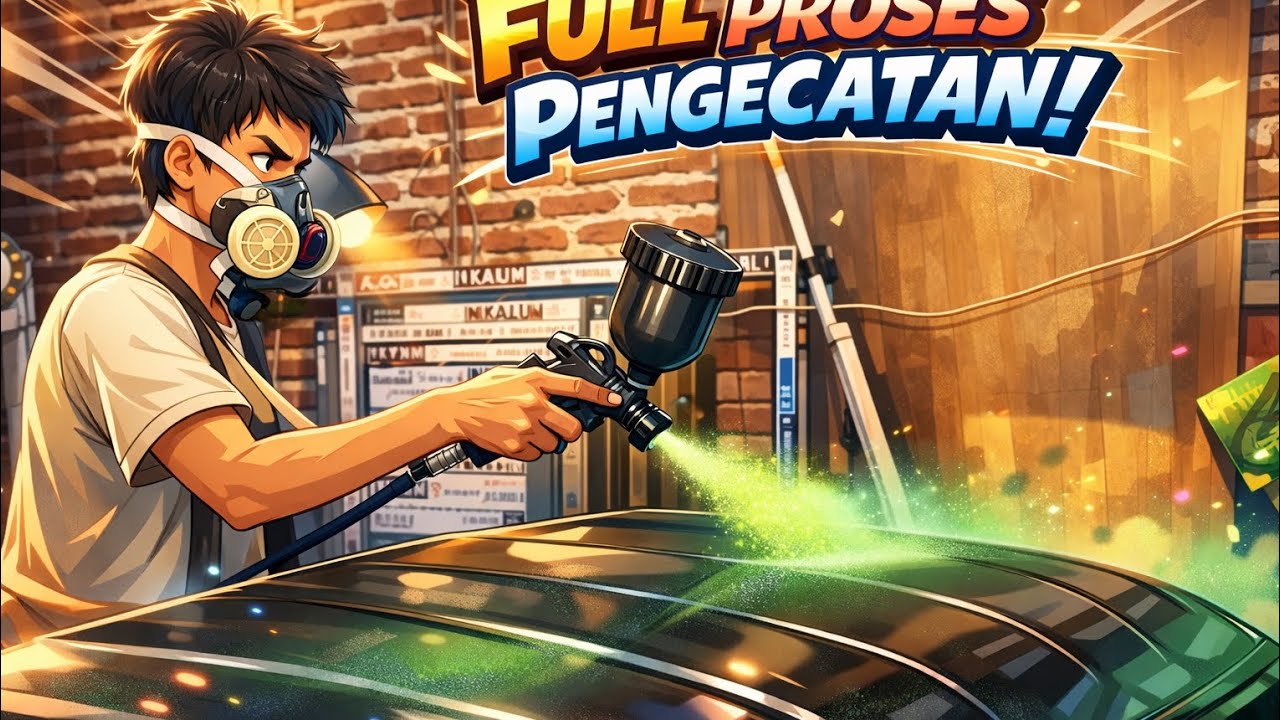 Full proses pengecatan mobil 