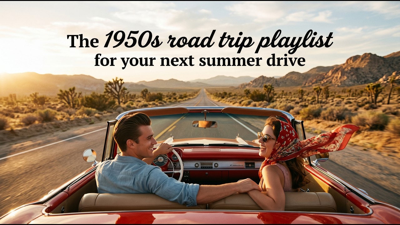 1950s American Road Trip Music 🚗☀️ | Nostalgic Summer Drive Playlist