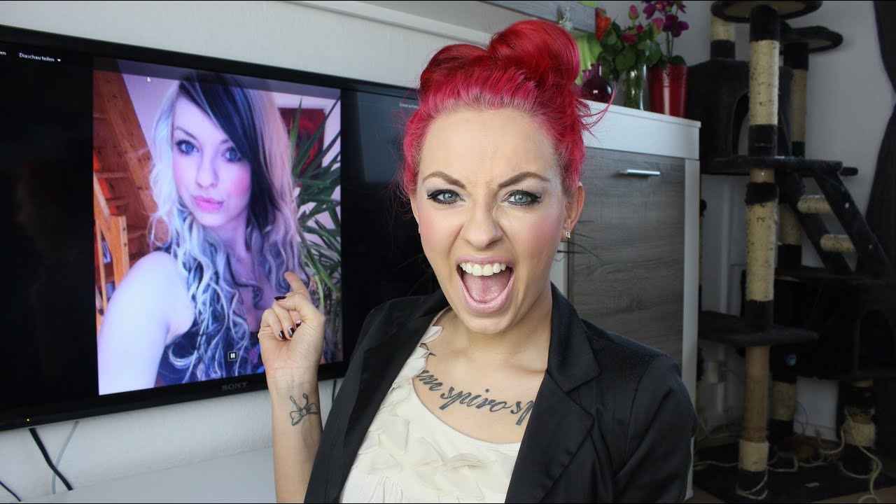 Meine Haarstory  von blond über schwarz zu rot