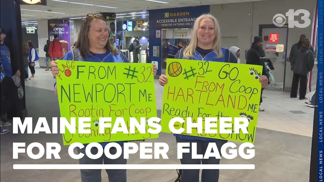 Maine fans excited to see Cooper Flagg play first NBA game in Boston