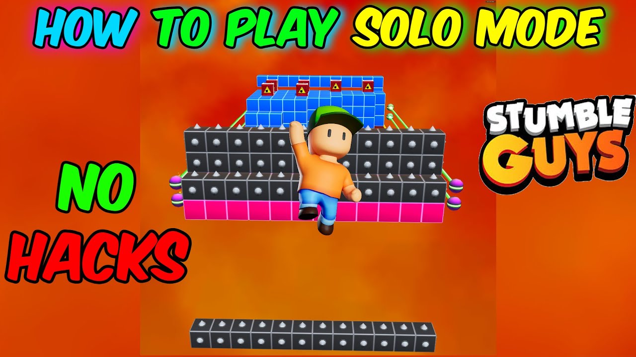 HOW TO PLAY SOLO MODE IN STUMBLE GUYS #stumbleguys