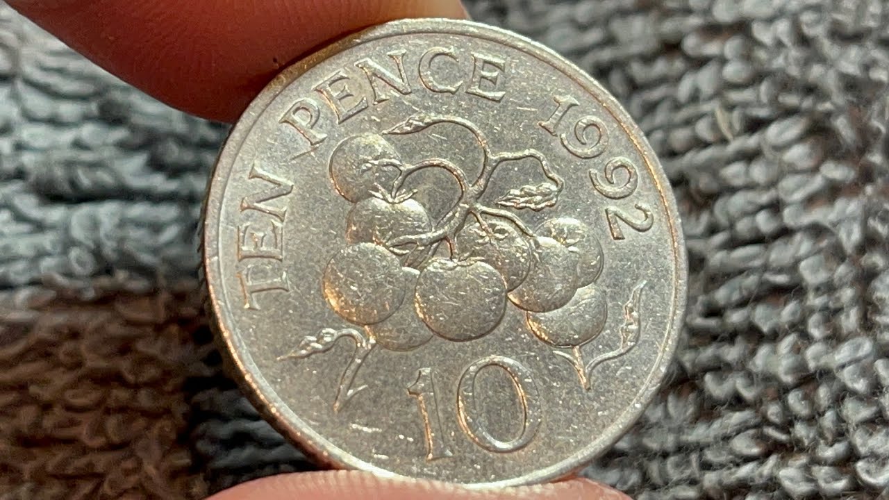 1992 Guernsey Ten Pence 10p Coin &bull;&nbsp;Values, Information, Mintage, History, and More
